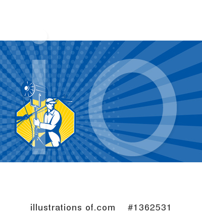 Royalty-Free (RF) Lighting Crew Clipart Illustration by patrimonio - Stock Sample #1362531