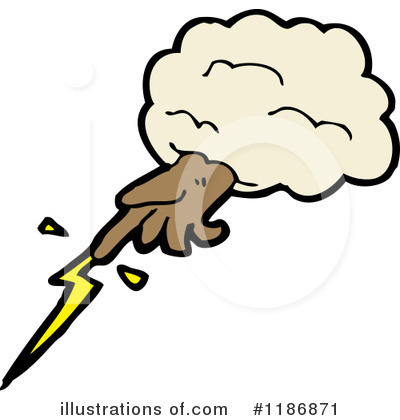 Royalty-Free (RF) Lightning Bolt Clipart Illustration by lineartestpilot - Stock Sample #1186871