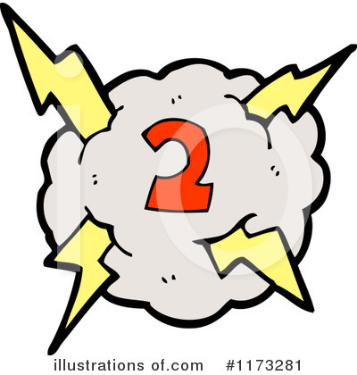 Royalty-Free (RF) Lightning Clipart Illustration by lineartestpilot - Stock Sample #1173281