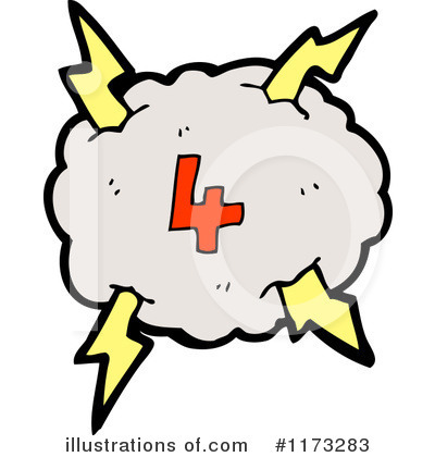 Royalty-Free (RF) Lightning Clipart Illustration by lineartestpilot - Stock Sample #1173283