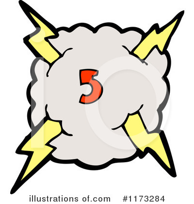 Royalty-Free (RF) Lightning Clipart Illustration by lineartestpilot - Stock Sample #1173284