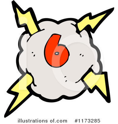 Royalty-Free (RF) Lightning Clipart Illustration by lineartestpilot - Stock Sample #1173285