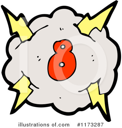 Royalty-Free (RF) Lightning Clipart Illustration by lineartestpilot - Stock Sample #1173287