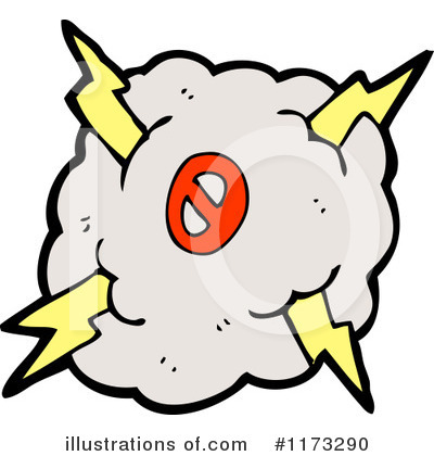 Royalty-Free (RF) Lightning Clipart Illustration by lineartestpilot - Stock Sample #1173290