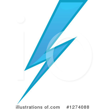 Lightning Bolt Clipart #1274088 by Vector Tradition SM