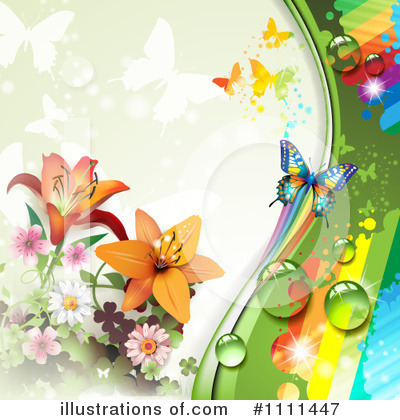 Royalty-Free (RF) Lilies Clipart Illustration by merlinul - Stock Sample #1111447