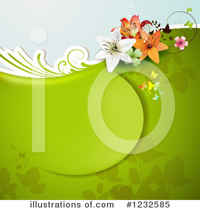 Royalty-Free (RF) Lilies Clipart Illustration by merlinul - Stock Sample #1232585
