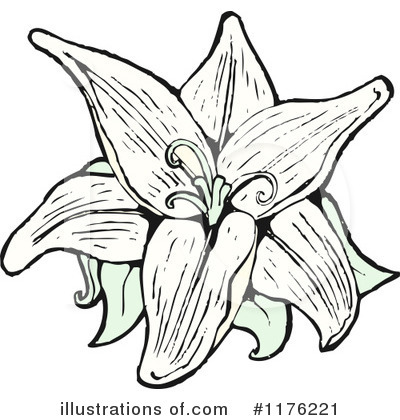 Royalty-Free (RF) Lily Clipart Illustration by lineartestpilot - Stock Sample #1176221