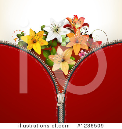Royalty-Free (RF) Lily Clipart Illustration by merlinul - Stock Sample #1236509