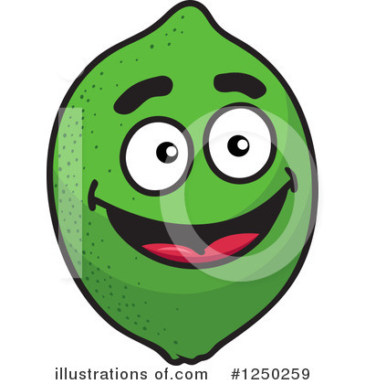 Royalty-Free (RF) Lime Clipart Illustration by Vector Tradition SM - Stock Sample #1250259