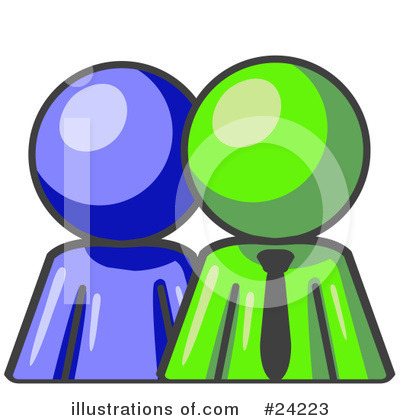 Royalty-Free (RF) Lime Green Collection Clipart Illustration by Leo Blanchette - Stock Sample #24223