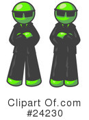 Lime Green Collection Clipart #24230 by Leo Blanchette