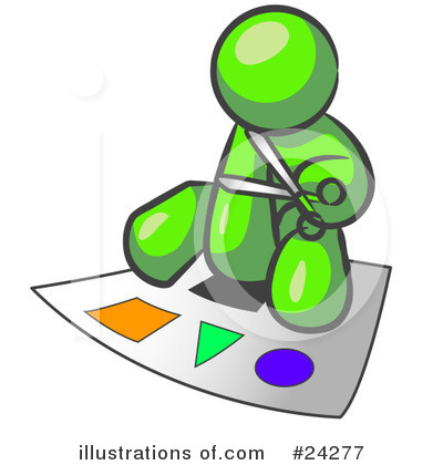 Royalty-Free (RF) Lime Green Collection Clipart Illustration by Leo Blanchette - Stock Sample #24277