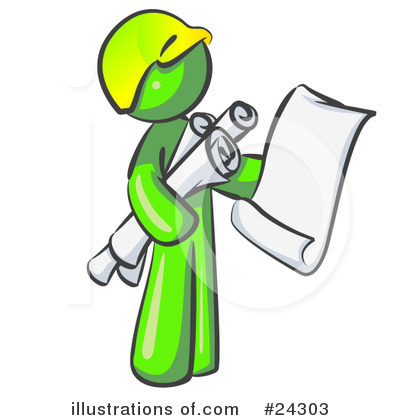 Royalty-Free (RF) Lime Green Collection Clipart Illustration by Leo Blanchette - Stock Sample #24303