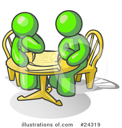 Royalty-Free (RF) Lime Green Collection Clipart Illustration by Leo Blanchette - Stock Sample #24319