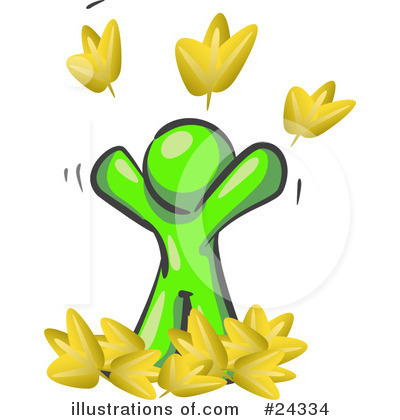 Royalty-Free (RF) Lime Green Collection Clipart Illustration by Leo Blanchette - Stock Sample #24334