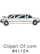 Limo Clipart #41124 by Dennis Holmes Designs