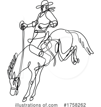 Royalty-Free (RF) Line Art Clipart Illustration by patrimonio - Stock Sample #1758262