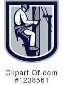 Lineman Clipart #1238561 by patrimonio