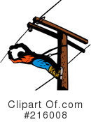 Lineman Clipart #216008 by patrimonio