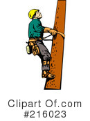 Lineman Clipart #216023 by patrimonio