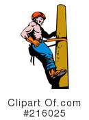 Lineman Clipart #216025 by patrimonio