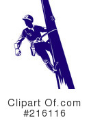 Lineman Clipart #216116 by patrimonio