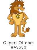 Lion Character Clipart #49533 by Mascot Junction