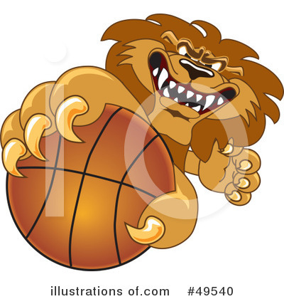 Royalty-Free (RF) Lion Character Clipart Illustration by Mascot Junction - Stock Sample #49540
