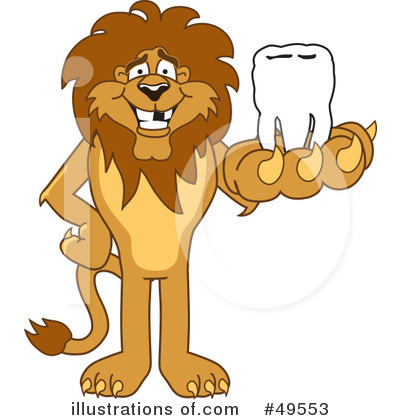 Royalty-Free (RF) Lion Character Clipart Illustration by Mascot Junction - Stock Sample #49553