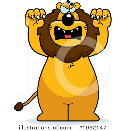 Royalty-Free (RF) Lion Clipart Illustration by Cory Thoman - Stock Sample #1062147