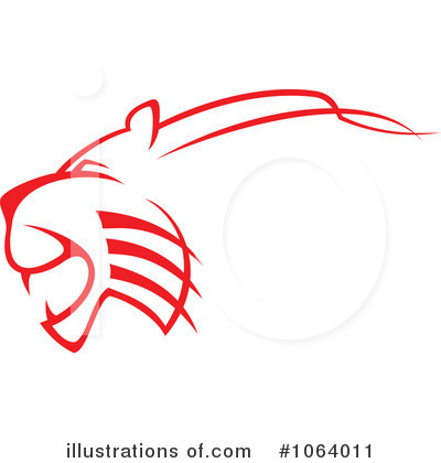 Royalty-Free (RF) Lion Clipart Illustration by Vector Tradition SM - Stock Sample #1064011