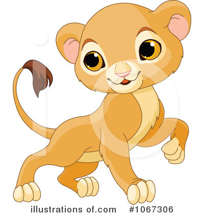 Royalty-Free (RF) Lion Clipart Illustration by Pushkin - Stock Sample #1067306