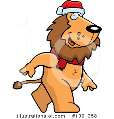 Royalty-Free (RF) Lion Clipart Illustration by Cory Thoman - Stock Sample #1091358