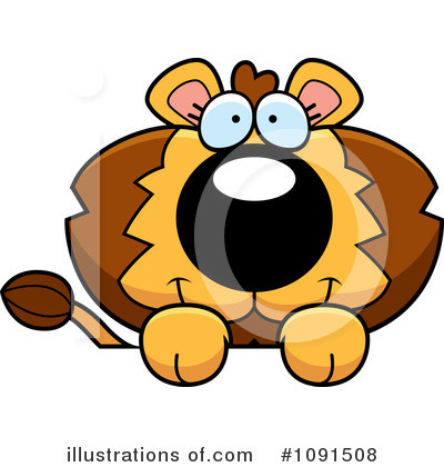 Royalty-Free (RF) Lion Clipart Illustration by Cory Thoman - Stock Sample #1091508