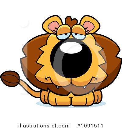 Royalty-Free (RF) Lion Clipart Illustration by Cory Thoman - Stock Sample #1091511