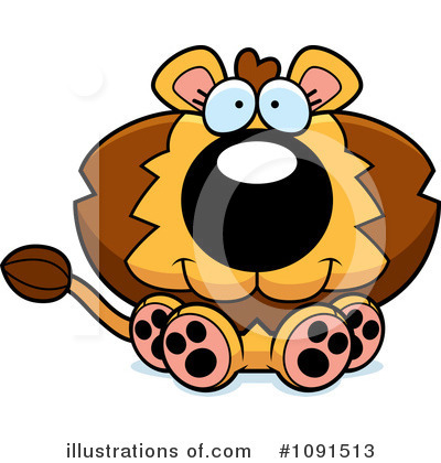 Royalty-Free (RF) Lion Clipart Illustration by Cory Thoman - Stock Sample #1091513