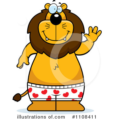 Royalty-Free (RF) Lion Clipart Illustration by Cory Thoman - Stock Sample #1108411