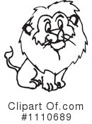 Lion Clipart #1110689 by Dennis Holmes Designs