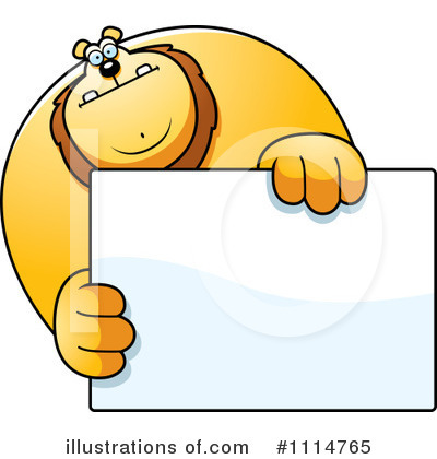 Royalty-Free (RF) Lion Clipart Illustration by Cory Thoman - Stock Sample #1114765