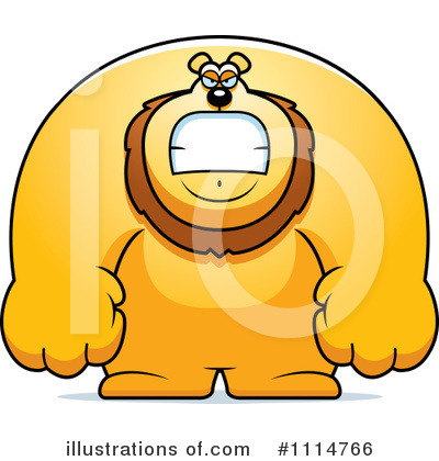 Male Lion Clipart #1114766 by Cory Thoman