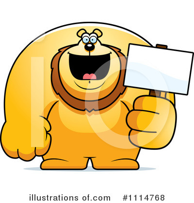 Royalty-Free (RF) Lion Clipart Illustration by Cory Thoman - Stock Sample #1114768