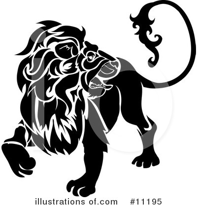 Royalty-Free (RF) Lion Clipart Illustration by AtStockIllustration - Stock Sample #11195
