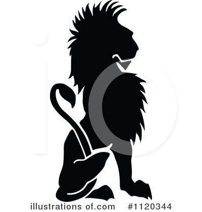 Royalty-Free (RF) Lion Clipart Illustration by Prawny Vintage - Stock Sample #1120344