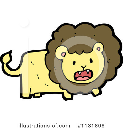 Royalty-Free (RF) Lion Clipart Illustration by lineartestpilot - Stock Sample #1131806