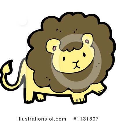 Royalty-Free (RF) Lion Clipart Illustration by lineartestpilot - Stock Sample #1131807