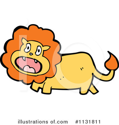 Royalty-Free (RF) Lion Clipart Illustration by lineartestpilot - Stock Sample #1131811
