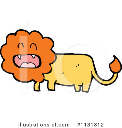 Royalty-Free (RF) Lion Clipart Illustration by lineartestpilot - Stock Sample #1131812