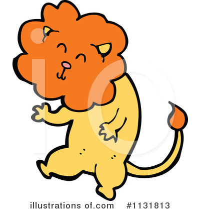 Royalty-Free (RF) Lion Clipart Illustration by lineartestpilot - Stock Sample #1131813