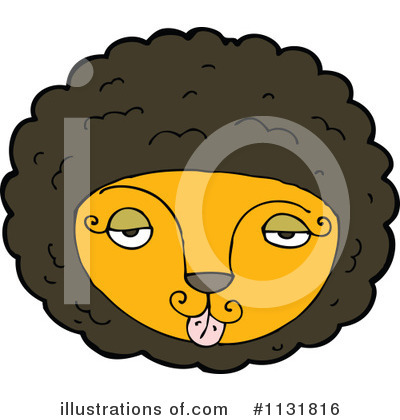 Royalty-Free (RF) Lion Clipart Illustration by lineartestpilot - Stock Sample #1131816